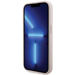 Guess 4G Printed Stripes MagSafe dėklas iPhone 15 Pro - rožinis