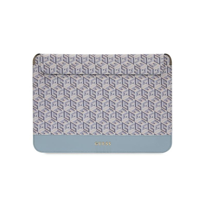 Guess GCube Stripes dėklas 14" nešiojamam kompiuteriui - mėlynas