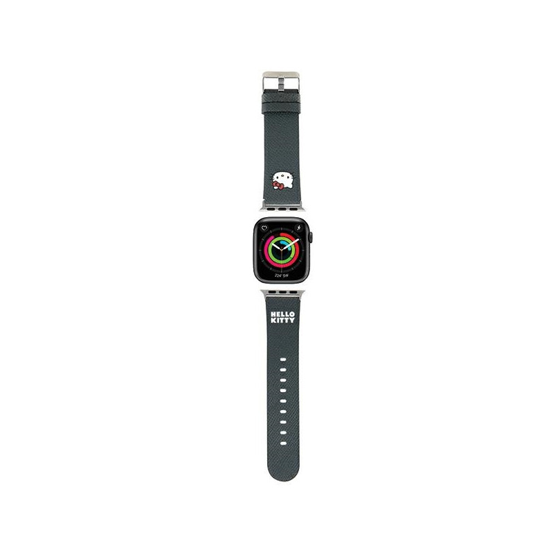 Hello Kitty Kitty galvos dirželis skirtas Apple Watch 38/ 40/ 41mm - juodas