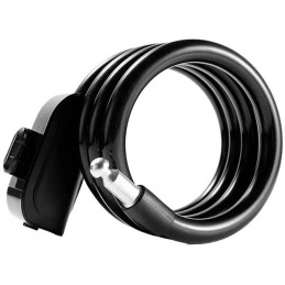 Rockbros RKS515-BK dviračio spyna su 1,1 m raktu - juoda