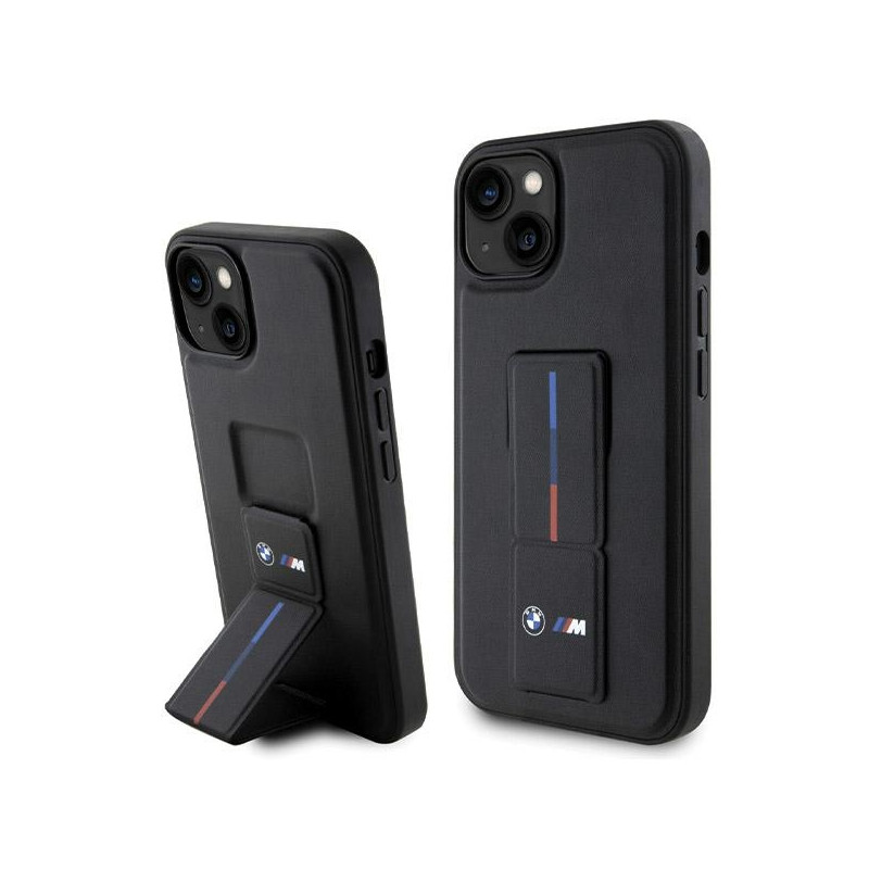 BMW Grip Hot Stamp dėklas iPhone 15 / 14 / 13 - juodas