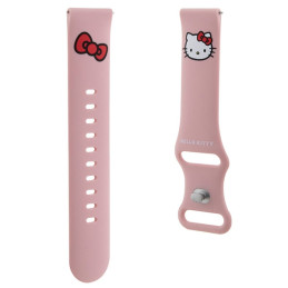 Hello Kitty silikoninis Kitty galvos dirželis universalus 20mm - rožinis