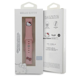 Hello Kitty silikoninis Kitty galvos dirželis universalus 20mm - rožinis