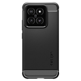 Spigen Rugged Armor dėklas, skirtas Xiaomi 14 - matinė juoda