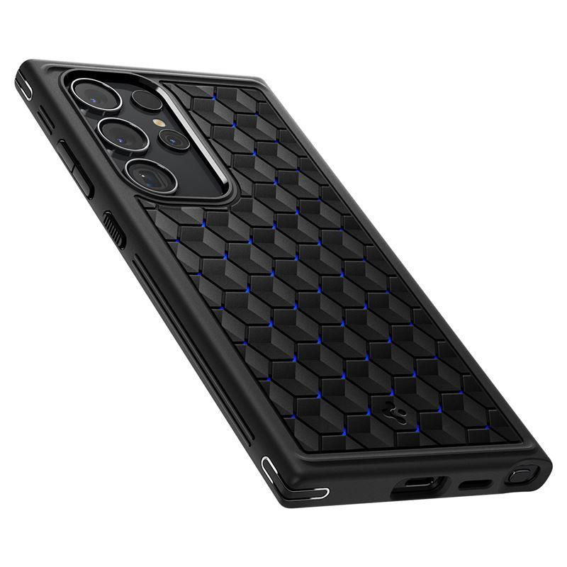 Spigen Cryo Armor dėklas Samsung Galaxy S24 Ultra - juodos ir mėlynos spalvos