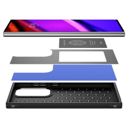 Spigen Cryo Armor dėklas Samsung Galaxy S24 Ultra - juodos ir mėlynos spalvos