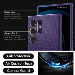 Spigen Liquid Air dėklas, skirtas Samsung Galaxy S24 Ultra - violetinė