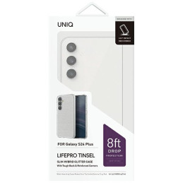 UNIQ LifePro Xtreme dėklas, skirtas Samsung Galaxy S24+ - skaidrus ir blizgantis
