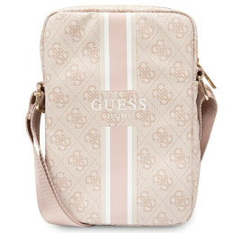 Guess 4G Stripes krepšys 8 colių planšetei – rožinis