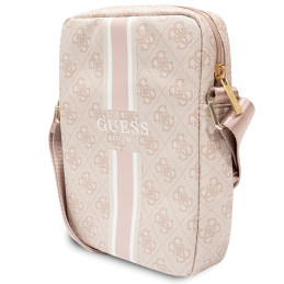 Guess 4G Stripes krepšys 8 colių planšetei – rožinis