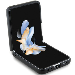 Hello Kitty Metal Logo Kitty Head dėklas, skirtas Samsung Galaxy Z Flip 5 - juodas