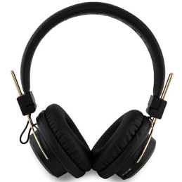 Hello Kitty Metal Logo Bluetooth ant ausinės ausinės – juodos
