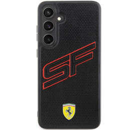 Ferrari Big SF Perforuotas dėklas, skirtas Samsung Galaxy S24+ - juodas