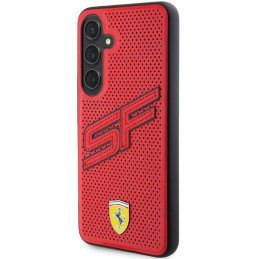 Ferrari Big SF Perforuotas dėklas, skirtas Samsung Galaxy S24+ - raudonas
