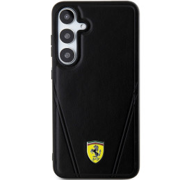 Ferrari Hot Stamp V Lines MagSafe dėklas Samsung Galaxy S24+ - juodas