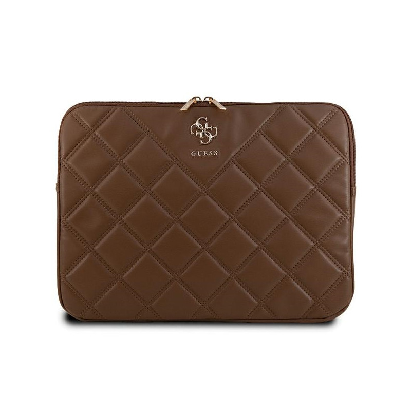 Guess Quilted 4G dangtelis 14" nešiojamam kompiuteriui - rudas