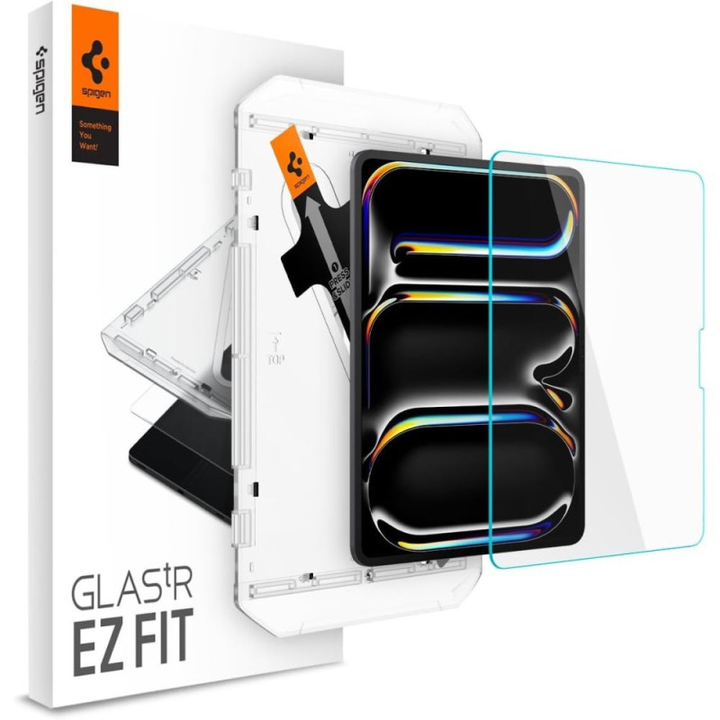 Spigen Glas.tR EZ Fit grūdintas stiklas, skirtas iPad Pro 13& 39 & 39 2024 m
