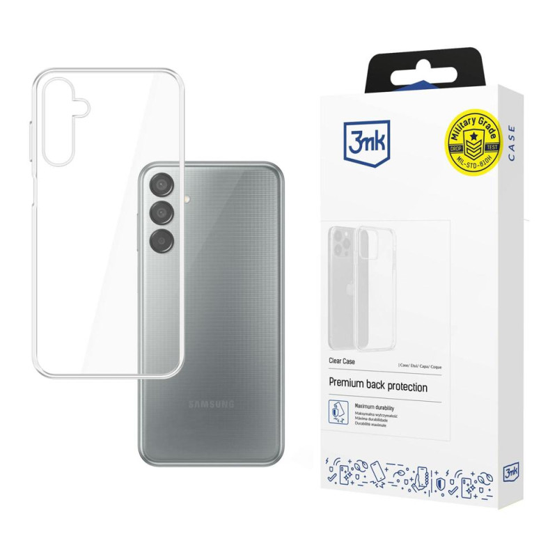 3mk skaidrus dėklas, skirtas Samsung Galaxy M15 5G - skaidrus