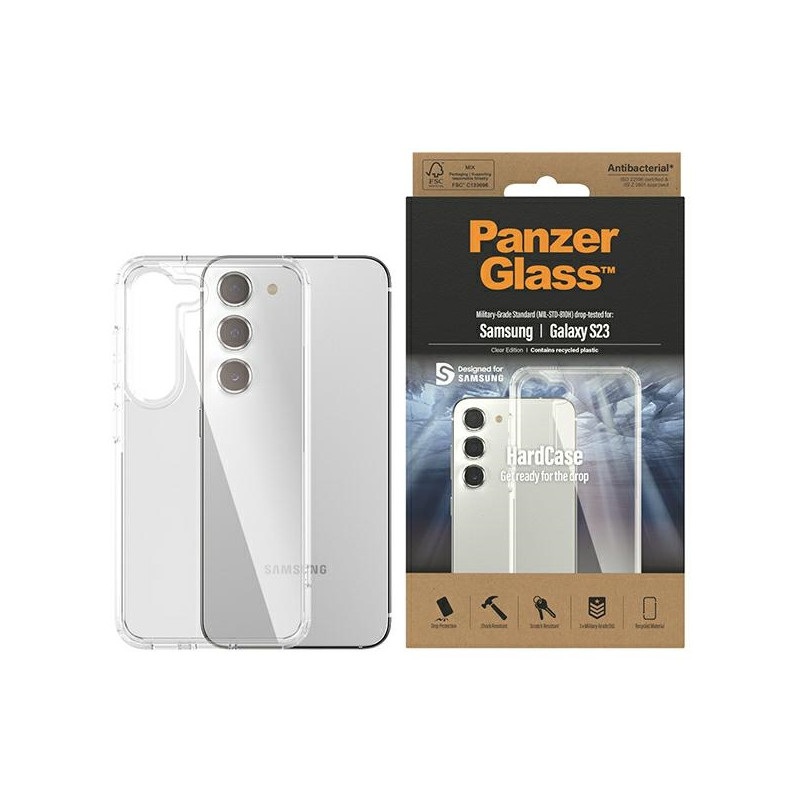 PanzerGlass ClearCase dėklas Samsung Galaxy S23 - skaidrus