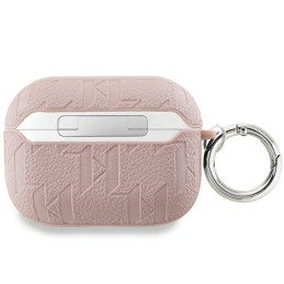 Karl Lagerfeld Monogram Karl Head dėklas, skirtas AirPods Pro 2 – rožinis