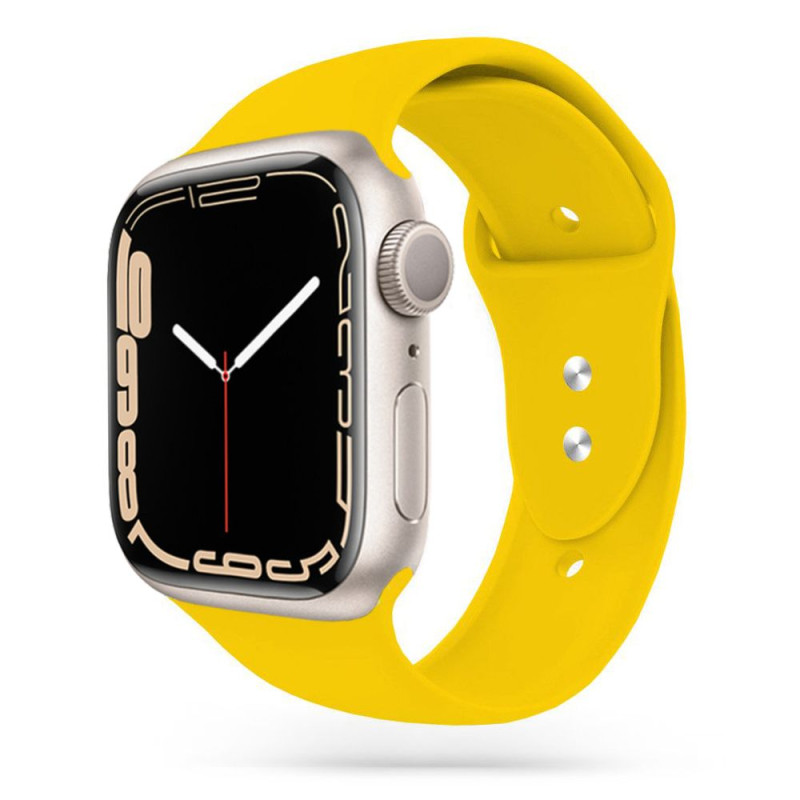 Tech-Protect IconBand, skirta Apple Watch 4/ 5/ 6/ 7/ 8/ 9/ SE/ Ultra 1/ 2 (42/ 44/ 45/ 49 mm) – geltona