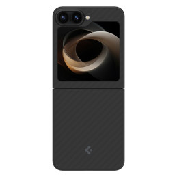 Spigen Airskin dėklas, skirtas Samsung Galaxy Z Flip 6 - juodas