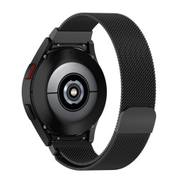 Tech-Protect MilaneseBand, skirta Samsung Galaxy Watch 4/ 5/ 5 Pro/ 6/ 7/ FE – juoda