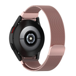 Tech-Protect MilaneseBand, skirta Samsung Galaxy Watch 4 / 5 / 5 Pro / 6 / 7 / FE - rožinė