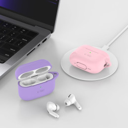 Tech-Protect Silicone Hook dėklas, skirtas Apple AirPods Pro 1/ 2 - juodas