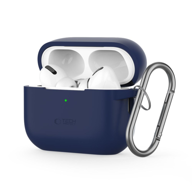 Tech-Protect Silicone Hook dėklas, skirtas Apple AirPods Pro 1/ 2 – mėlynas