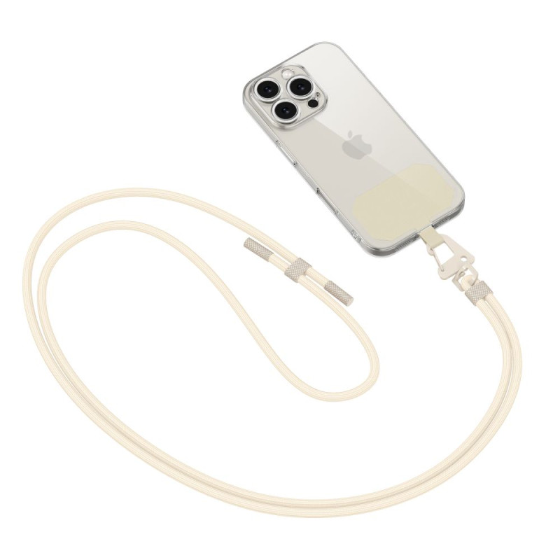 Tech-Protect C5S Rope Crossbody Strap - smėlio spalvos