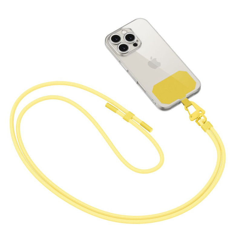 Tech-Protect C5S Rope Crossbody Strap – geltona