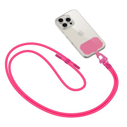 Tech-Protect C5S Rope Crossbody Strap - fuksijos spalvos