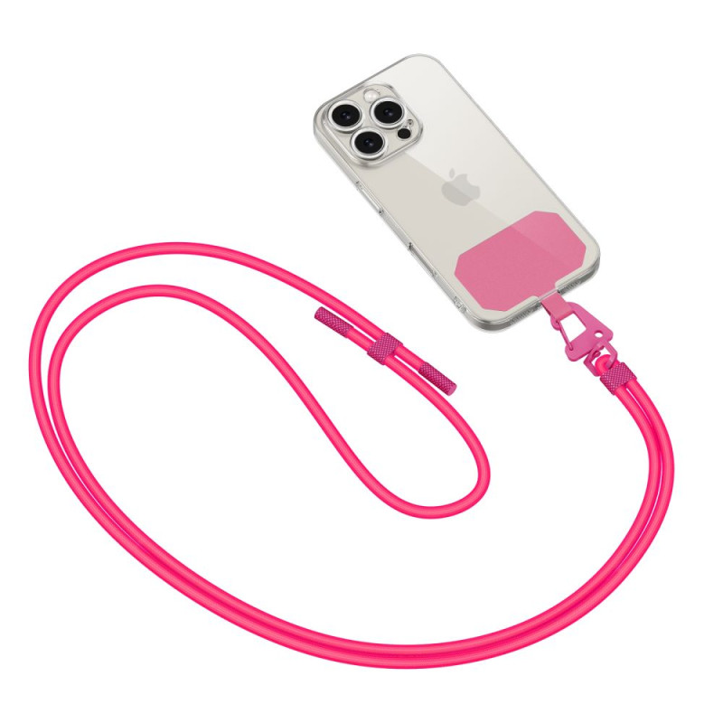 Tech-Protect C5S Rope Crossbody Strap - fuksijos spalvos