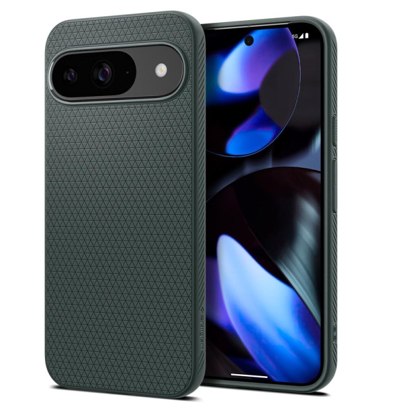 Spigen Liquid Air dėklas, skirtas Google Pixel 9 / 9 Pro – žalias