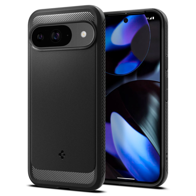 Spigen Rugged Armor dėklas, skirtas Google Pixel 9/ 9 Pro – juodas