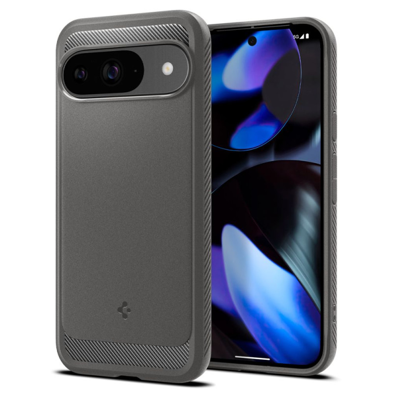 Spigen Rugged Armor dėklas, skirtas Google Pixel 9 / 9 Pro – pilkas