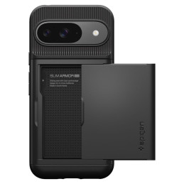 Spigen Slim Armor CS dėklas, skirtas Google Pixel 9 / 9 Pro – juodas