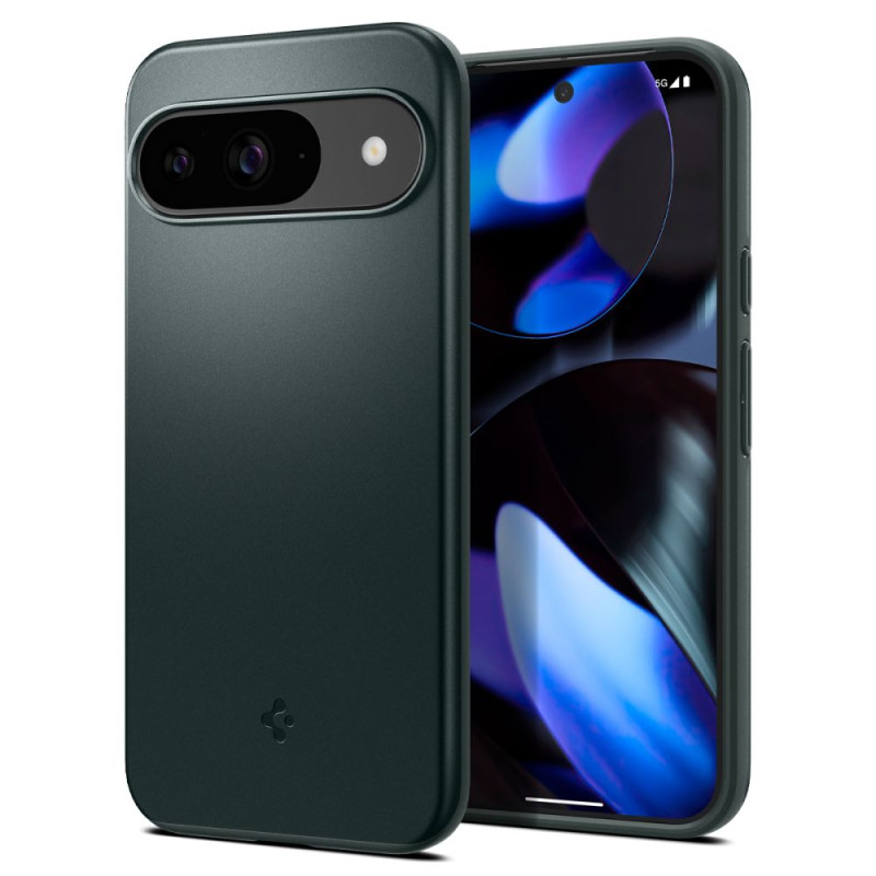 Spigen Thin Fit Google Pixel 9/ 9 Pro dėklas – žalias