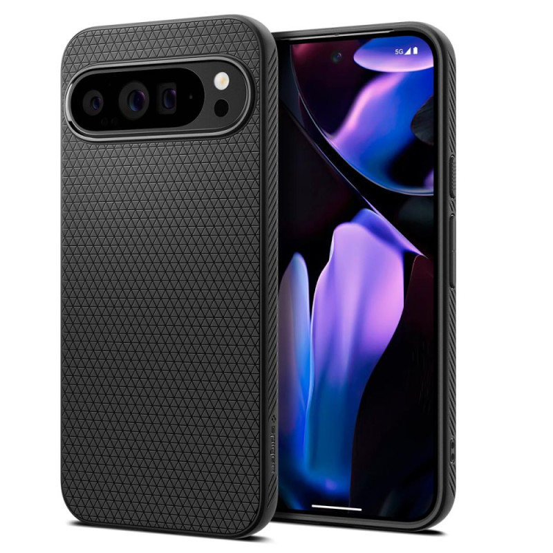 Spigen Liquid Air dėklas, skirtas Google Pixel 9 Pro XL – juodas