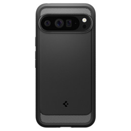 Spigen Rugged Armor dėklas, skirtas Google Pixel 9 Pro XL – juodas