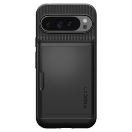 Spigen Slim Armor CS dėklas, skirtas Google Pixel 9 Pro XL – juodas
