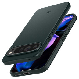 Spigen Thin Fit dėklas, skirtas Google Pixel 9 Pro XL – žalias