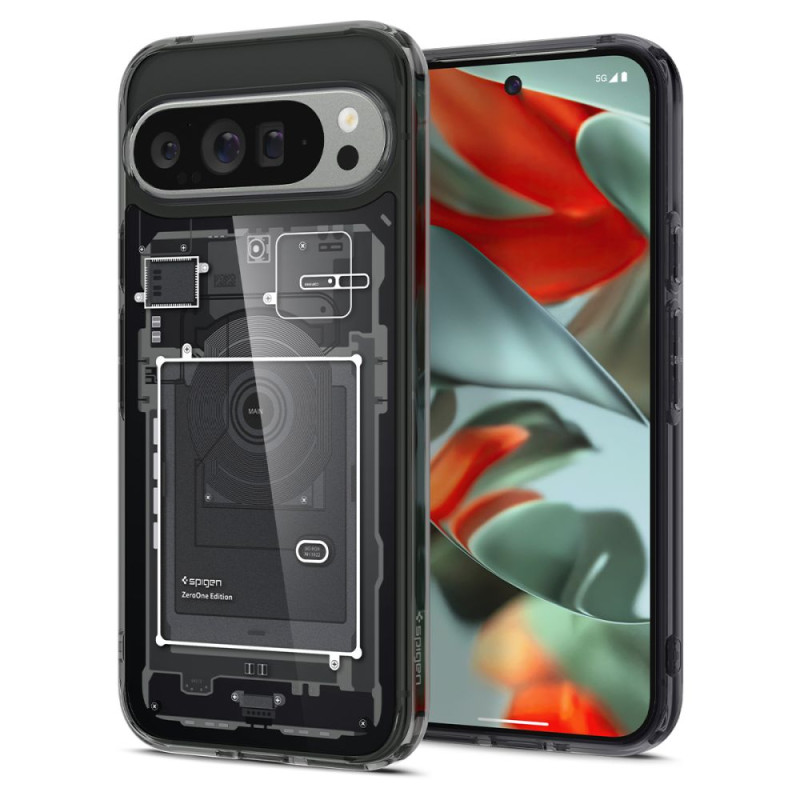Spigen Ultra Hybrid dėklas, skirtas Google Pixel 9 Pro XL – pilkas