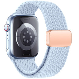Tech-Protect Nylonmag dirželis, skirtas Apple Watch 4/ 5/ 6/ 7/ 8/ 9/ SE (38/ 40/ 41mm) – mėlynas