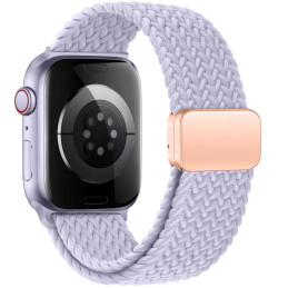 Tech-Protect Nylonmag dirželis, skirtas Apple Watch 4/ 5/ 6/ 7/ 8/ 9/ SE (38/ 40/ 41 mm) – violetinė