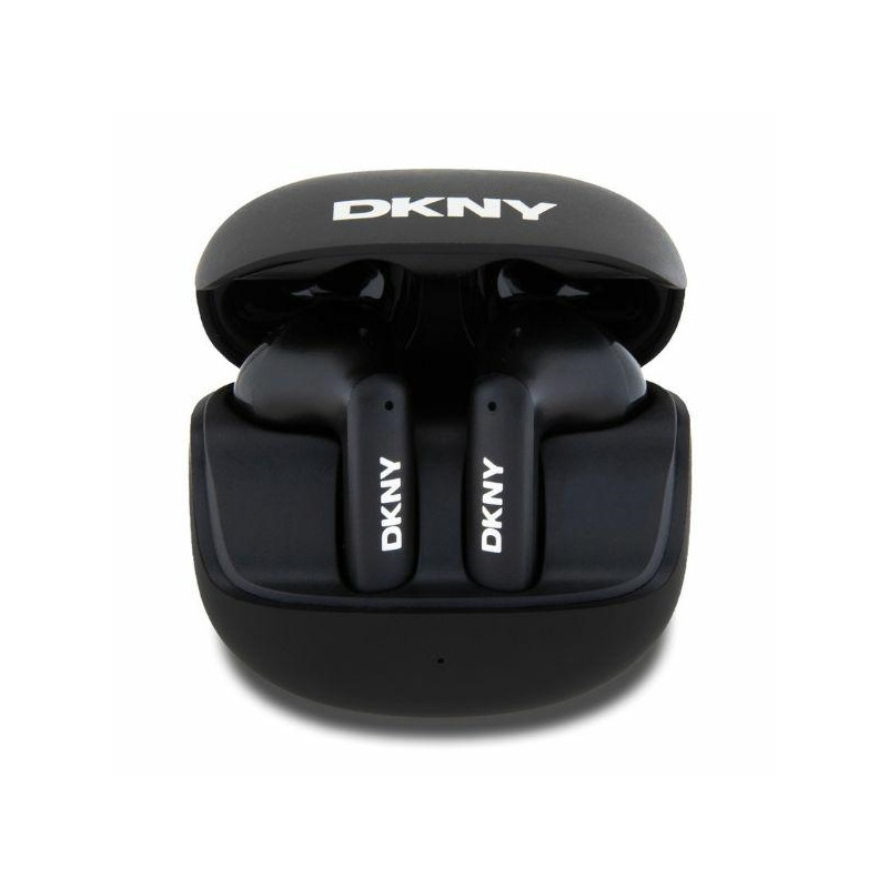 DKNY TWS BT Satiny Finish ausinės - juodos