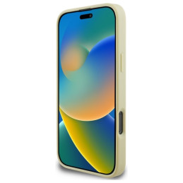 Karl Lagerfeld Metal Signature dėklas, skirtas iPhone 16 Pro Max - auksinis