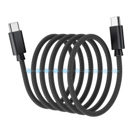 Choetech XCC-1054 240 W laidas su Power Delivery 3.1 USB-C magnetiniu 1,2 m - juodas