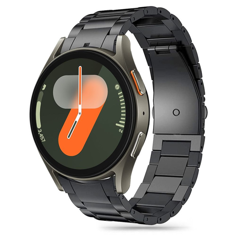 Tech-Protect nerūdijantis dirželis, skirtas Samsung Galaxy Watch 4/ 5/ 5 Pro/ 6/ 7/ FE – juodas